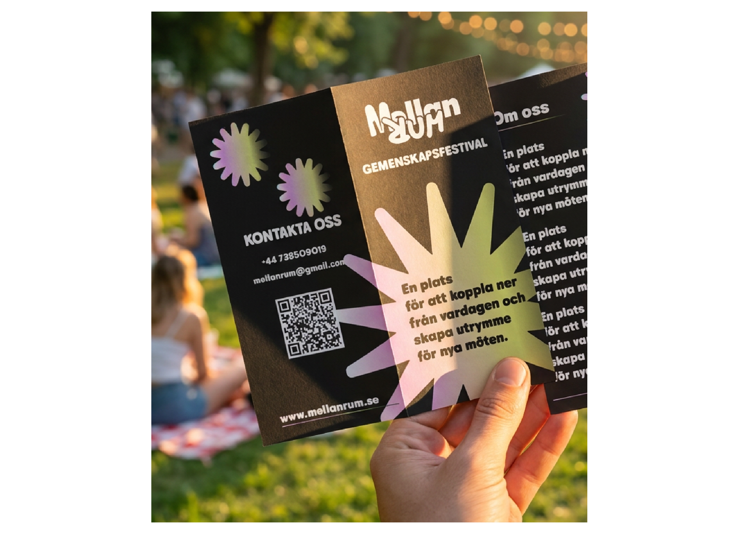 Mellanrum - brand identity for a community festival